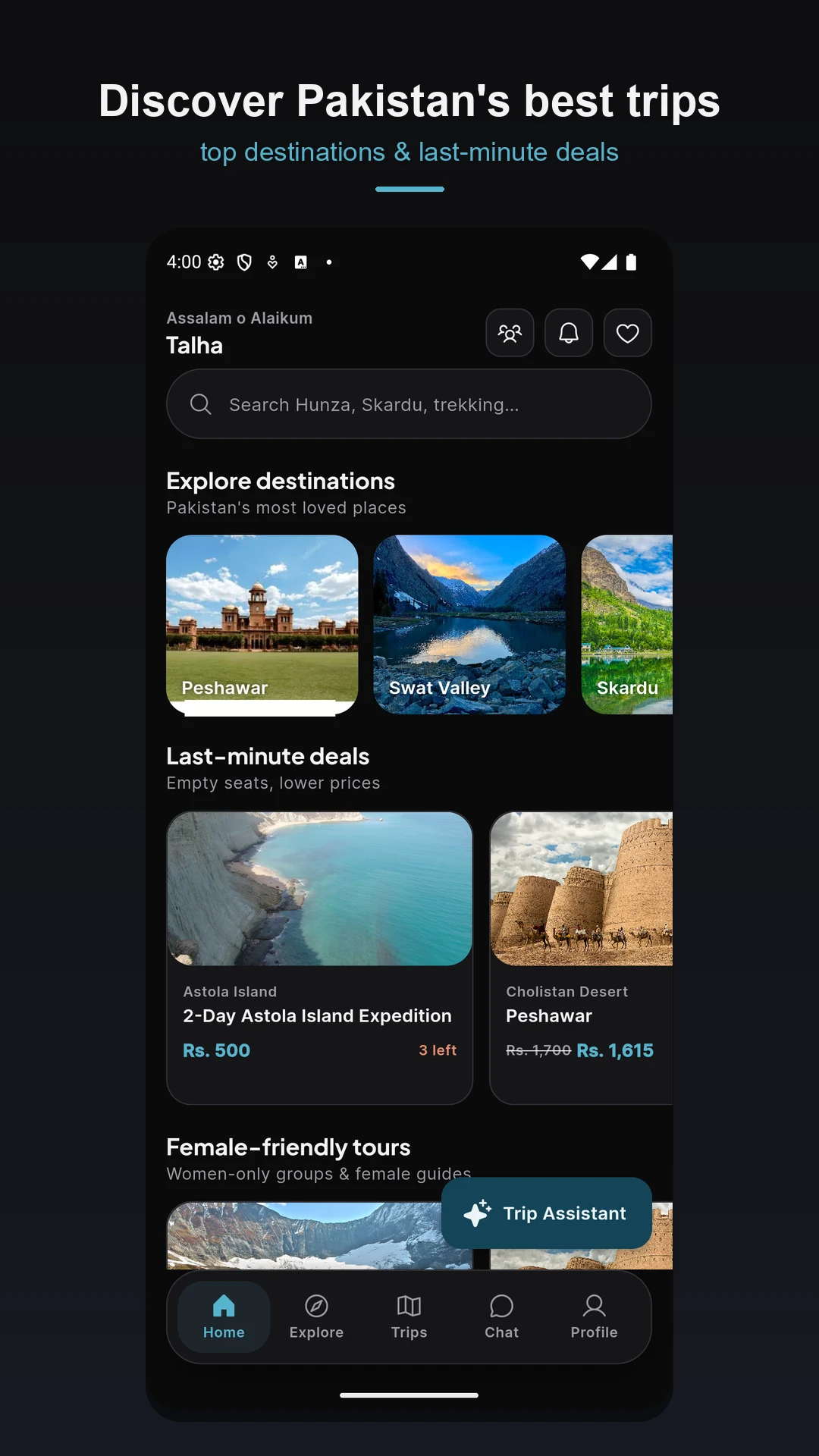 Discover tours on Karwan